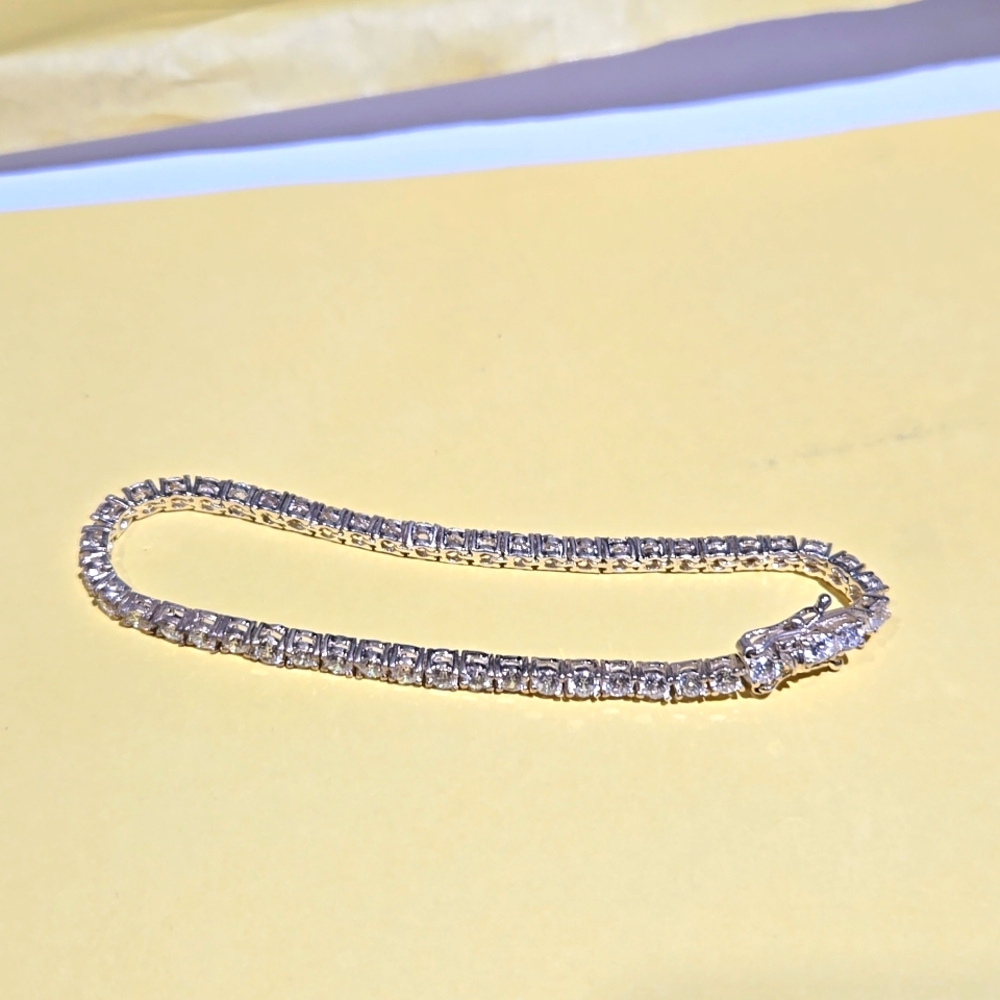 925 Silver Tennis Bracelet